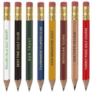 HEX Golf Pencil w/ Eraser & Free Shipping