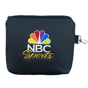 Embroidered Leatherette Zipper Valuables Bag w/ Free Shipping
