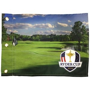 Sublimated Golf Pin Flag w/ Free Shipping