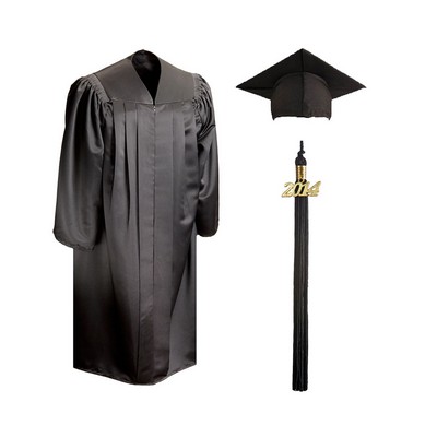 Deluxe Bachelors Graduation Cap & Gown - Full-Fit