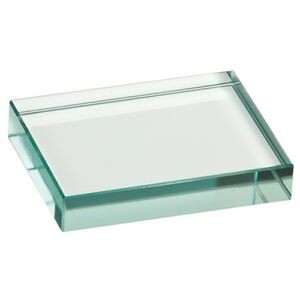 3" x 4" Jade Glass Paperweight