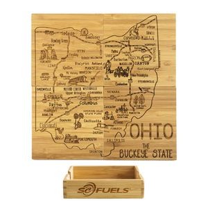 Ohio Puzzle Coaster Set