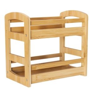 Bamboo 2-Tier Spice Caddy