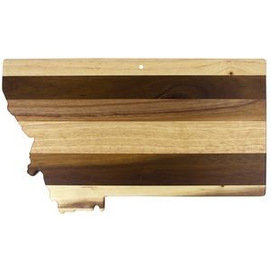 Rock & Branch® Shiplap Series Montana State Shaped Wooden Cutting & Serving Board