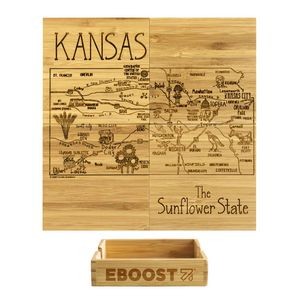 Kansas Puzzle Coaster Set