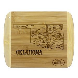 A Slice of Life Oklahoma Serving & Cutting Board