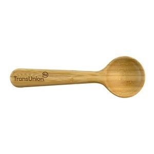 Bamboo Coffee Scoop w/Built In Bag Clip