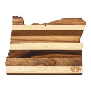 Rock & Branch® Shiplap Series Oregon State Shaped Wood Serving & Cutting Board