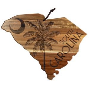 Rock & Branch® Origins Series South Carolina State Shaped Wood Serving & Cutting Board