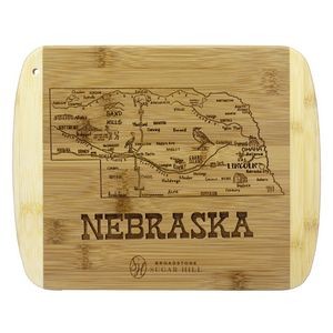 A Slice of Life Nebraska Serving & Cutting Board