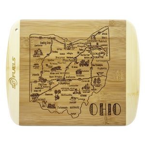 A Slice of Life Ohio Serving & Cutting Board