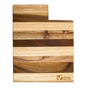 Rock & Branch® Shiplap Series Utah State Shaped Wood Serving & Cutting Board