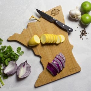 Minnesota State Shaped Cutting & Serving Board w/Artwork by Summer Stokes