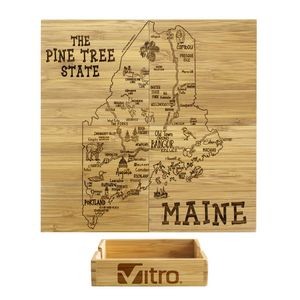 Maine Puzzle Coaster Set