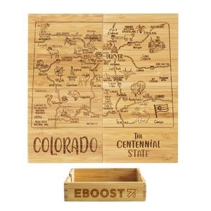 Colorado Puzzle Coaster Set