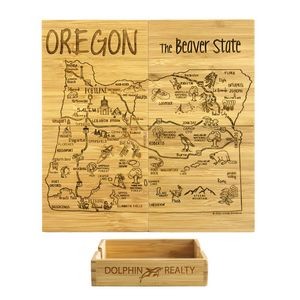 Oregon Puzzle Coaster Set
