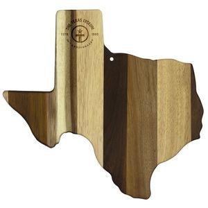 Rock & Branch® Shiplap Series Texas State Shaped Wood Serving & Cutting Board