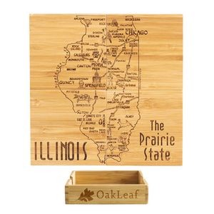 Illinois Puzzle Coaster Set