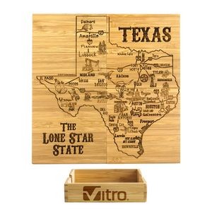 Texas Puzzle Coaster Set