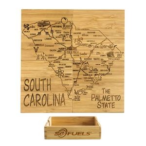 South Carolina Puzzle Coaster Set