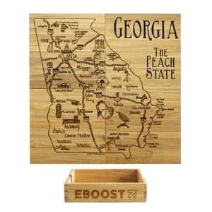 Georgia Puzzle Coaster Set