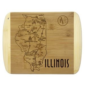 A Slice of Life Illinois Serving & Cutting Board