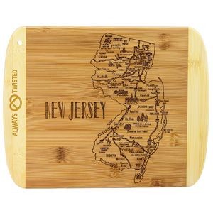 A Slice of Life New Jersey Serving & Cutting Board