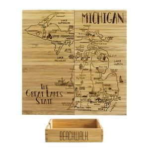 Michigan Puzzle Coaster Set