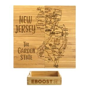 New Jersey Puzzle Coaster Set
