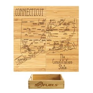 Connecticut Puzzle Coaster Set