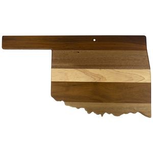 Rock & Branch® Shiplap Series Oklahoma State Shaped Wood Serving & Cutting Board