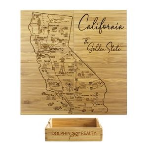 California Puzzle Coaster Set