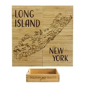 Long Island Puzzle Coaster Set