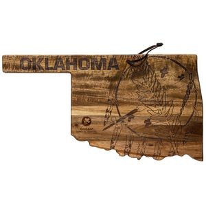 Rock & Branch® Origins Series Oklahoma State Shaped Cutting & Serving Board