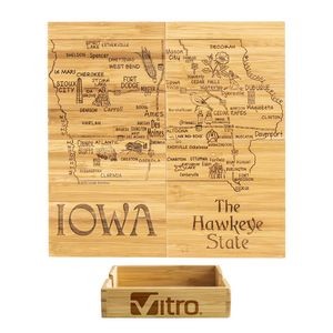 Iowa Puzzle Coaster Set