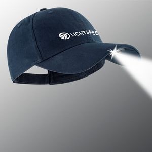 POWERCAP® Rechargeable 3.0 Headlamp In A Hat™ LED Structured Cap- Navy Blue