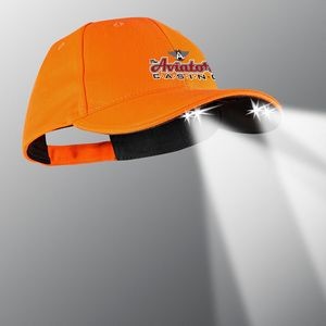 POWERCAP® 25/75 4 LED Blaze Orange with Black Trim Cap - Structured