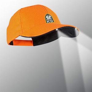 CAPLight™ 2 LED Blaze Orange with Black Trim Structured Cap