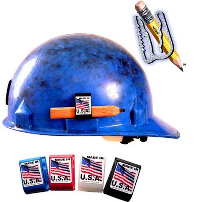 Carpenter Pencil Holder Hard Hat Accessory Clip Customized