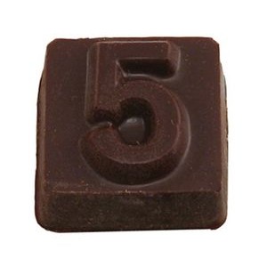 Number Block 9 Stock Chocolate Shape