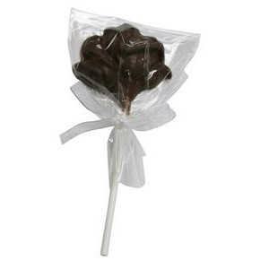 0.72 Oz. Small Chocolate Rose On A Stick