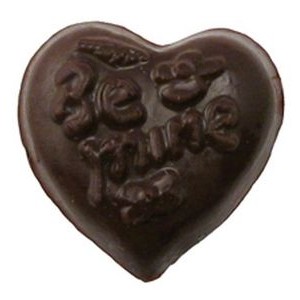 0.16 Oz. Chocolate Heart w/Be Mine