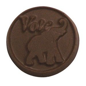 0.4 Oz. Chocolate Elephant & Donkey/Vote Round