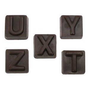 Alphabet Blocks Letter V Stock Chocolate Shape