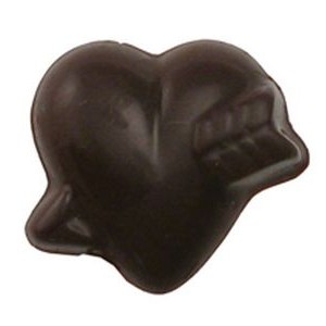 0.16 Oz. Chocolate Heart w/Arrow