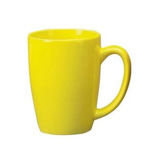 12 Oz. Endeavor Yellow Ceramic Coffee Mug