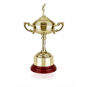 10" Swatkins Endurance Gold Finish Golf Award