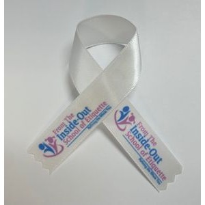 Full color awareness ribbon is used to show support