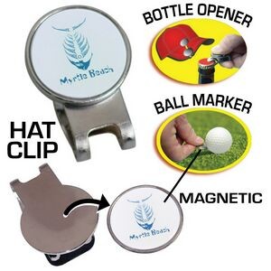Hat Clip Golf Ball Marker Bottle Opener
