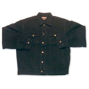 Classic Levi's Style Black Denim Jacket (HUGE CLOSEOUT SALE)